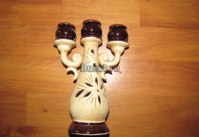 Подсвечник керамический Москва