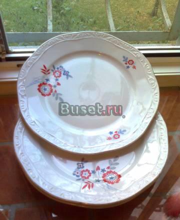 Тарелки фарфор. 50-ые гг Москва