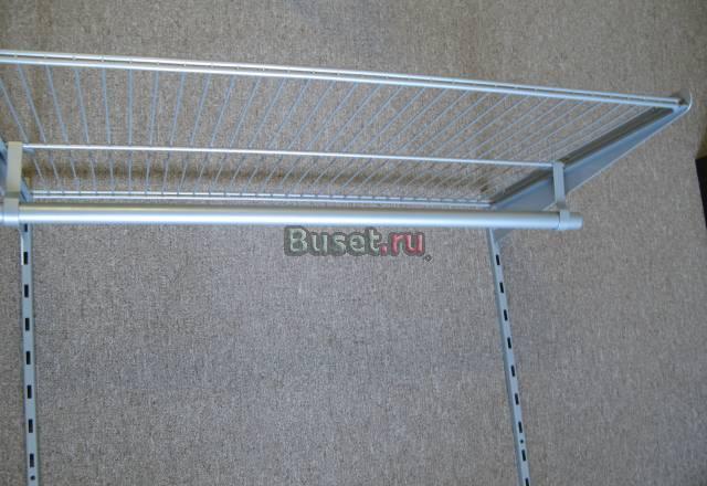 "Навесная метал.полка+штанга для одежды,самовывоз Москва