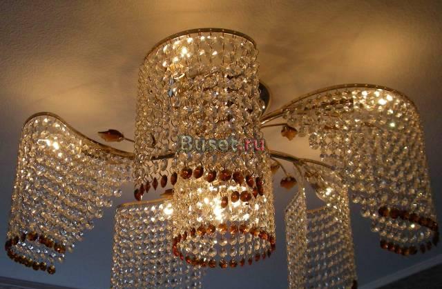 Люстра хрусталь. Доставка бесплатно Москва