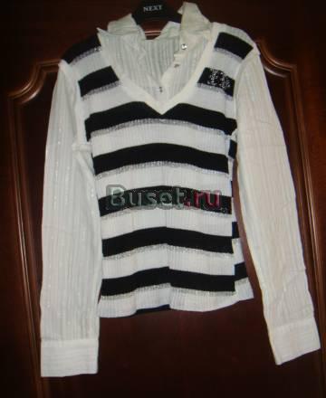 Блузка с жилеткой(слитно)школьная. д/дев. 11-13лет Санкт-Петербург