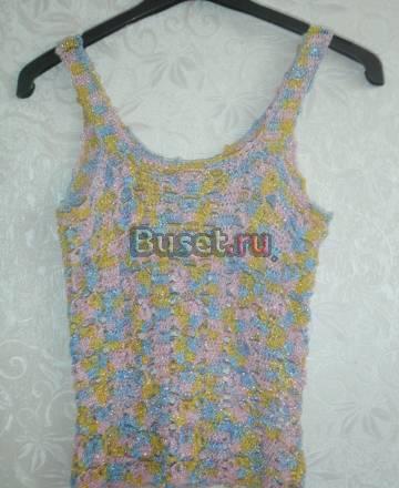 Топик кружевной, ручной вязки, в единственном экз Москва