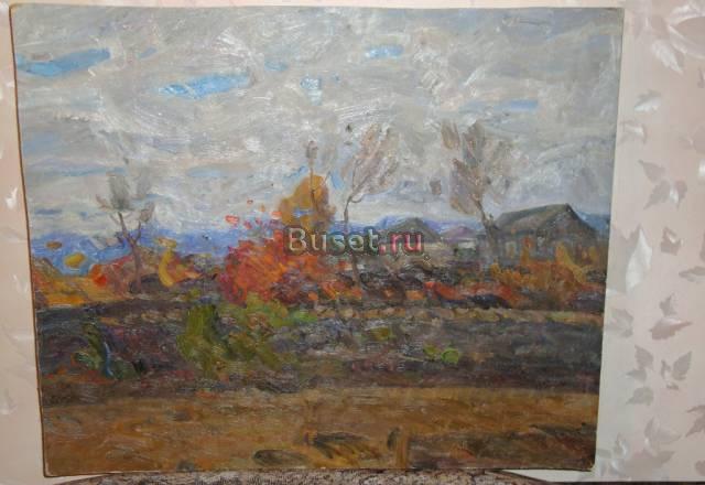 "Осень", м / к, 49,5 х 60, 1986г., Арутюнян р.А Москва