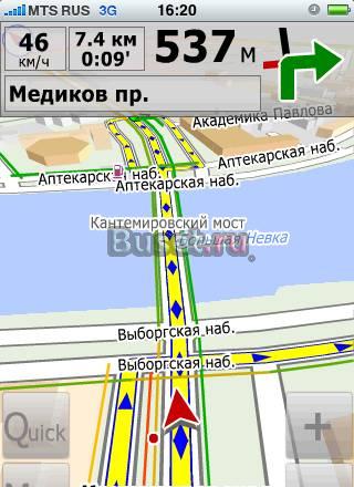 City Guide навигация с пробками для Windows Mobile Санкт-Петербург