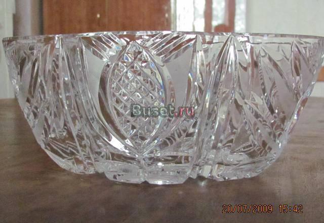 Салатница хрустальная Москва