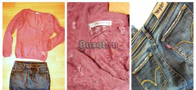 Джинсовая юбка Levis/ кофта mustang Москва