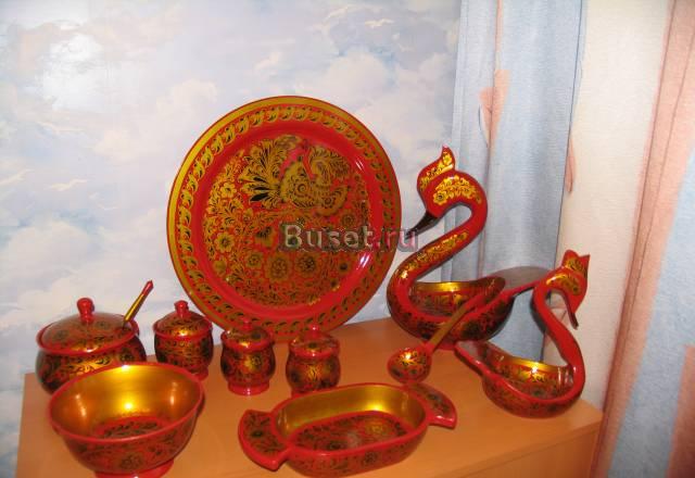 Хохлома (набор из 45 предметов) Москва