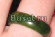 Кольцо и серьги из нефрита Казань