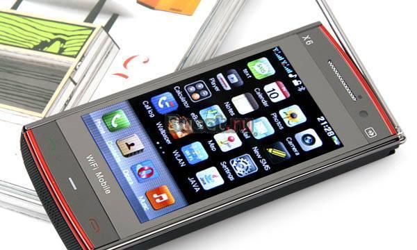 Сенсорный смартфон X-6  c 2sim TV Wi-Fi Москва