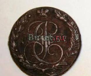 5 копееек 1787года сохран Санкт-Петербург