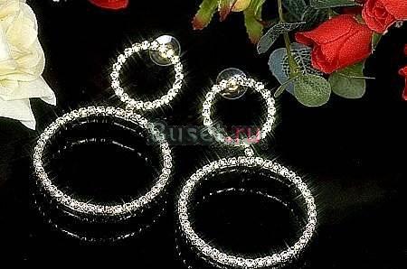 Серьги с кристаллами Swarovski Санкт-Петербург