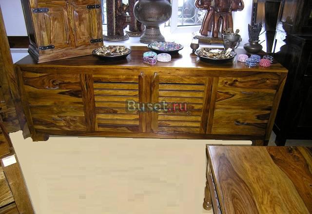Длинный комод из Индии (красное дерево) Москва