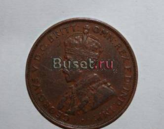 Австралия Георг V 1 пении 1935 года Санкт-Петербург
