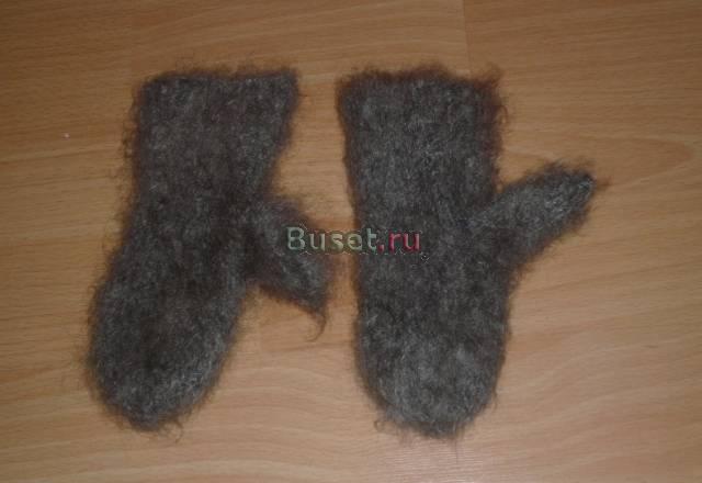 варежки из овчины Москва