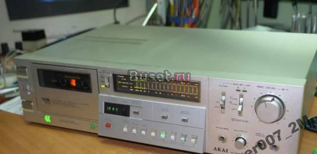 Кассетная дека akai GX-F44R 1981 год Москва