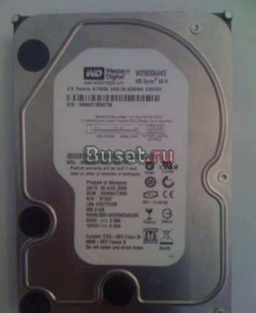 Жесткий диск WD 500 GB wd5000aaks Москва