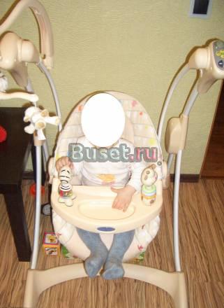 Качели Graco Silhouette, цвет Giada. б/у 3 мес Москва