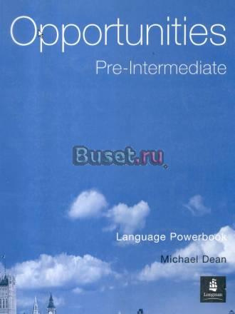 Английский Словарь Opportunitiess Pre Intermediate Санкт-Петербург