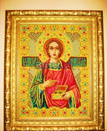 Вышитая икона Москва