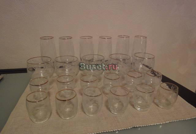 Набор бокалов и рюмок Москва
