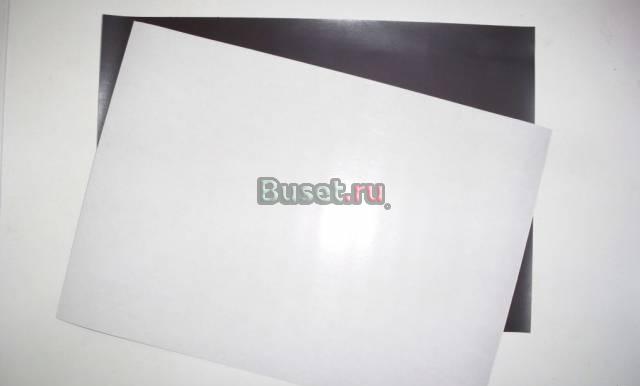 Магнит гибкий в листах А4 (0,4 мм толщ.) Москва