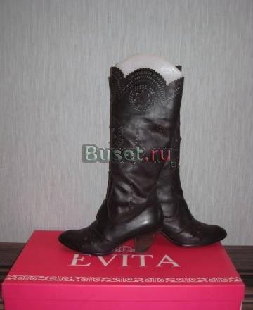 Сапоги "evita" нат.кожа Москва