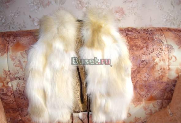 Жилет из лисы Москва