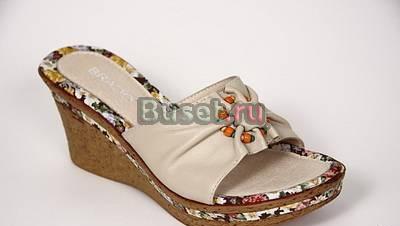 Шлепанцы кожаные Москва