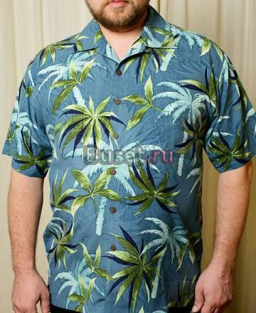 Короткий рукав, рубашка Tommy Bahama ,100 шелк Москва