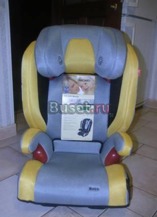 Новое Recaro Monza Seatfix 15-36 Crystal/Yellow Москва