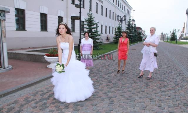 Свадебное платье ярусами Казань