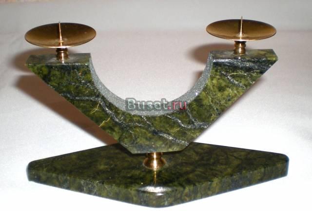 Новый мраморный подсвечник Москва