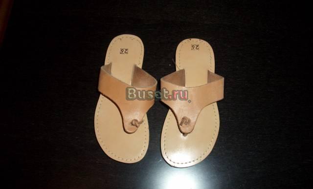 Шлепки кожаные Санкт-Петербург