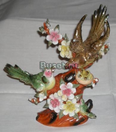 Фарфоровая статуэтка Райские птички Москва