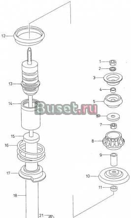 Задняя подвеска на Шкода Фаворит Москва