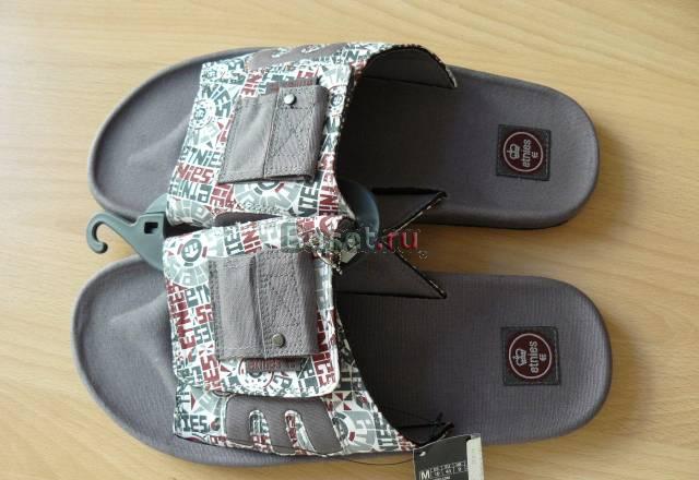 Шлепанцы etnies Bottle grey-red-white Санкт-Петербург