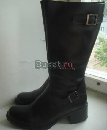 Кожанные осенние сапоги Bata Москва