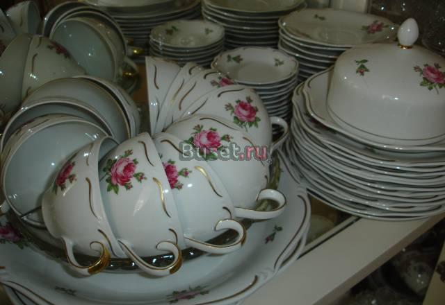 Комплект посуды набор чайный и столовый 11 персон Москва