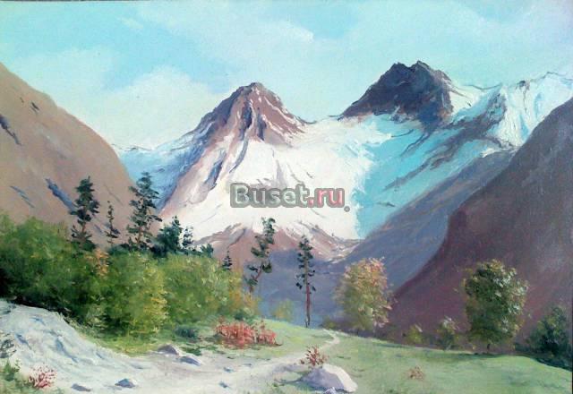 Картина "Кавказ" (Масло) Краснодар