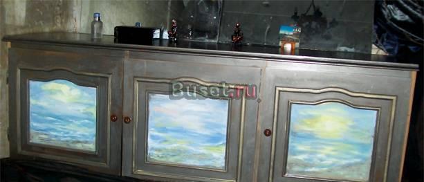 Мебель для гостиной или кабинета "Море" Москва