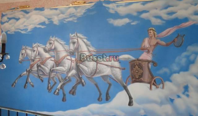 Художественная роспись стен. Витражи, портреты на Москва