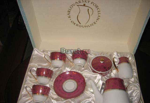 Cервиз новый (пр-во Чехия)в подарочной упаковке Москва