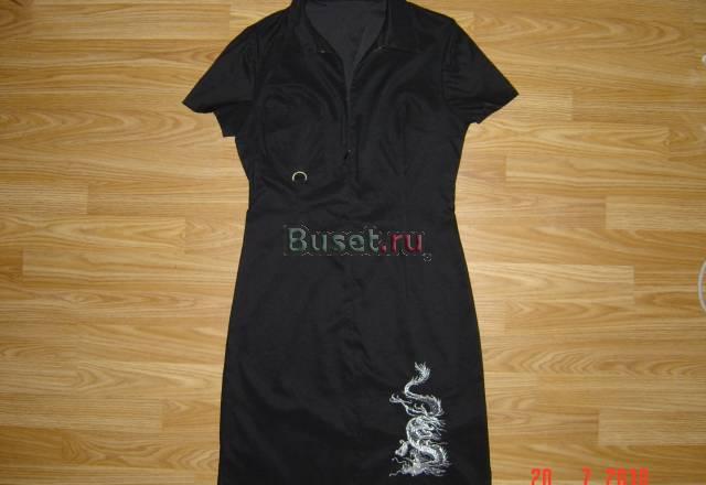 Платье черное  р. 44 Санкт-Петербург
