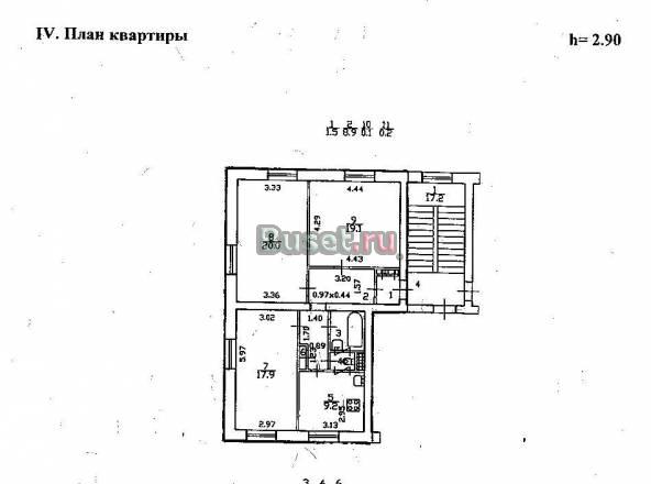 3-х комнатная квартира на Василевском острове Санкт-Петербург