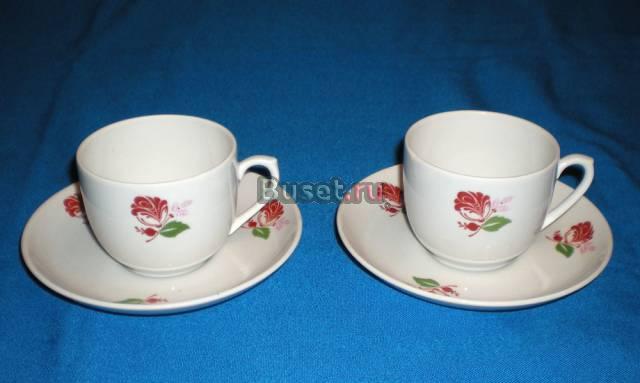 Фарфоровые чайные пары СССР Москва