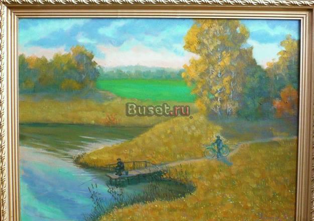 Картина "Во власти осени" (масло, холст, 55х40) Санкт-Петербург
