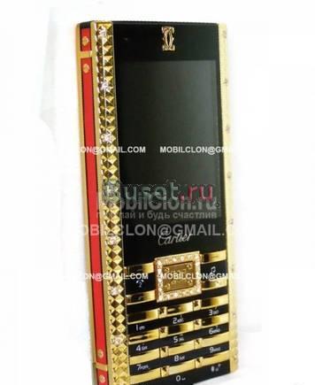 Мобильные телефоны Cartier V8Gold на 2активные Sim Москва