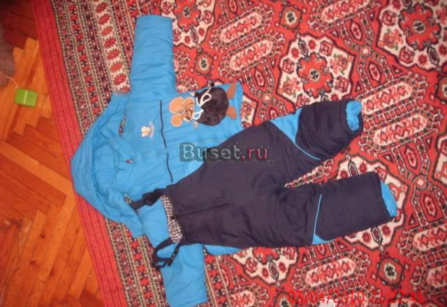 Зимний комбинезон синего цвета в отличном состояни Санкт-Петербург