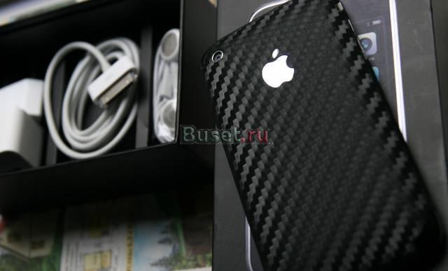 IPhone 3G под карбоном. Полный комплект Москва
