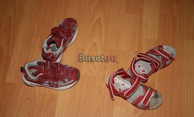 Кроссовки зебра 29 р. и босоножки geox 30 р Санкт-Петербург
